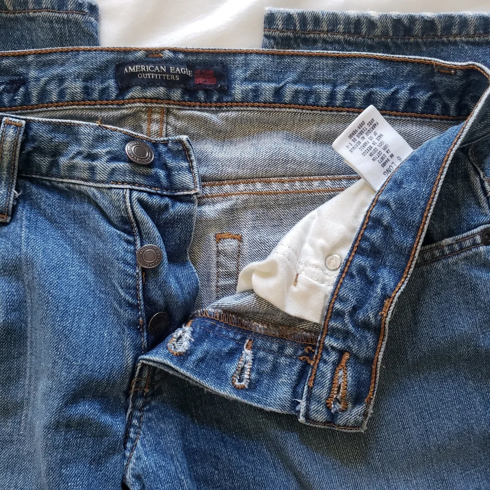 American Eagle Outfitters 6 Long, Blue 👖 Jeans. - Picture 6 of 14